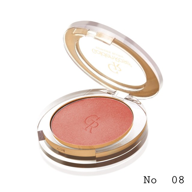 GOLDEN ROSE Powder Blush 08 Coral Rose